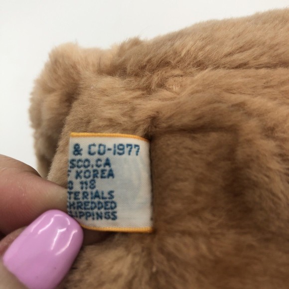 VTG Dakin 1977 Lets Monkey  Around Plush Sitting Stuffed Animal 9" Chimp Korea - Picture 11 of 12